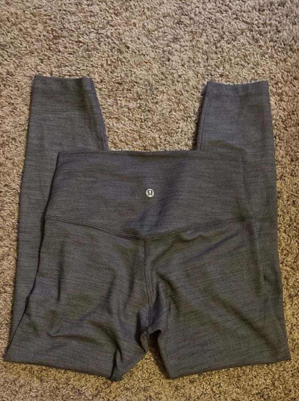 Lululemon Align High-Rise Pant 28” Mini Herringbone Heathered Slate Black with t